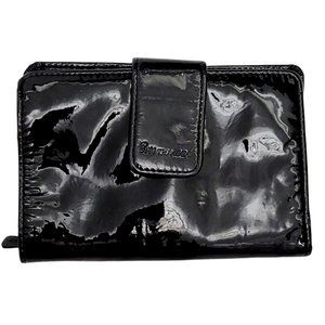 Emanuel Black Patent Leather Wallet